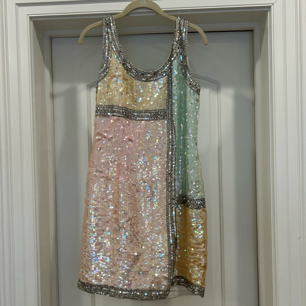Sequin Multicolor Dress vintage